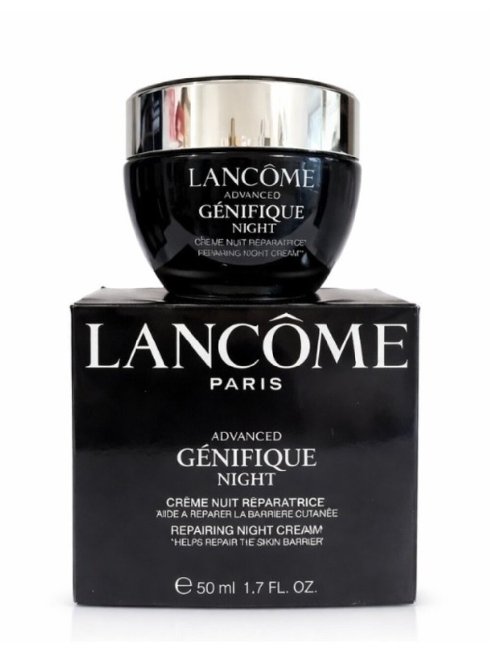 2X Lancome Advanced Genifique Repairing Night Cream 1.69 oz New And Sealed. - Picture 2 of 5